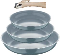 Bergner Set tigai BERGNER CLICKCOOK 4 piese (182024 cm), verde, aluminiu reciclabil (1926500)