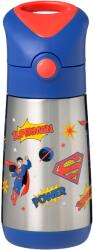 b.box Superman ivótermosz szívószállal, 350 ml