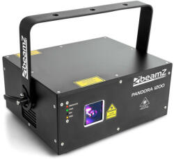 Beamz Pandora 1200 TTL animációs lézer - full colour, DMX / ILDA (1000 mW) - pepita