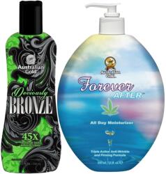  Australian Gold Deviously Black barnító testápoló 650 ml + Forever After napozás utáni testápoló 250 ml Szett