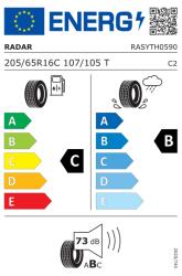 Radar Argonite 205/65 R16c 107/105t - zen-auto