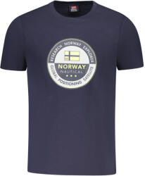 Norway 1963 Norvégia 1963 Férfi Rövid Ujjú Póló, Kék (856029_blnavy_l)