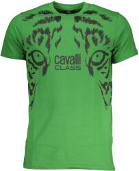 Cavalli Class Cavalli Osztályú Zöld Férfi Rövid Ujjú Póló (qxt62ujd060_ve07334_l)