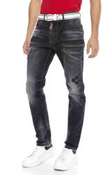CIPO&BAXX Cipoandbaxx Slim Fitt Férfi Farmernadrág Cd666black (cd666_black_34_l34)