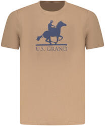 U. S. Grand Us Grand Férfi Rövid Ujjú Póló Barna (au02646_ma18fang_m)