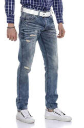CIPO&BAXX Regular Fitt Férfi Farmernadrág Cd655 (cd655_blue_33_l32)