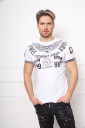 CIPO&BAXX Cipo & Baxx Divatos Férfi Póló Ct520 White (ct520white_xl)