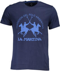 La Martina Férfi Rövid Ujjú Póló, Kék (xmr011js206_2e961b0_blu07017_xl)
