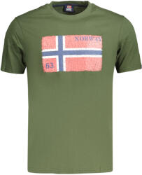 Norway 1963 Norvégia 1963 Férfi Rövid Ujjú Póló Zöld (866020_vearmy_2xl)