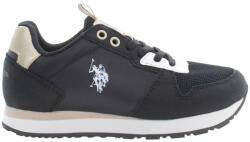U. S. Polo Assn Us Polo Assn. Gyermek Fekete Sportcipő (nobik008k3th1_c006f35_neroblk_33)