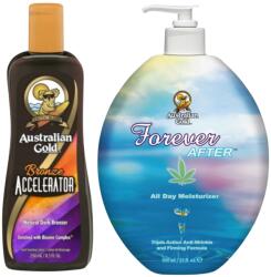  Australian Gold Bronze Accelerator barnulásgyorsító + Forever After napozás utáni testápoló Szett