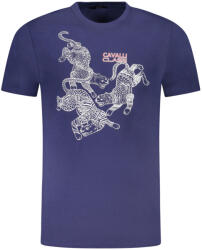 Cavalli Class Rövid Ujjú Férfi Póló Kék (txt60cjd060_bl04551_2xl)