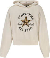 Converse lányka cipzáras kapucnis pulóver, fehér (4CJ841_BIW70_12A)