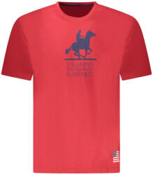 U. S. Grand Us Grand Férfi Rövid Ujjú Piros Póló (au02650_ro8rosso_m)