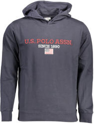 U. S. Polo Assn Us Polo Assn. Férfi Kék Cipzáros Pulóver (6446053223_1d09ab3_blu179_l)