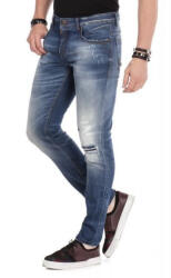 CIPO&BAXX Cipo & Baxx Divatos Férfi Slim Fit Farmer Cd475 Blue (cd475_blue_32_l34)