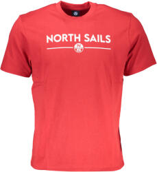 North Sails Férfi Rövid Ujjú Póló, Piros (902837000_ro0230_s)