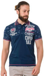 CIPO&BAXX Cipo & Baxx Divatos Férfi Póló Ct738 Navy Blue (ct738_navy_blue_xxl)
