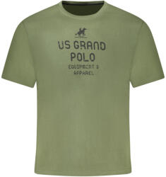 U. S. Grand Us Grand Férfi Rövid Ujjú Zöld Póló (au02648_ve16verm_s)