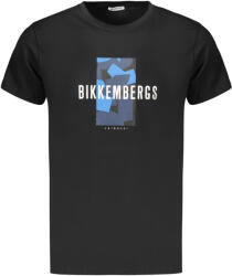 Bikkembergs Férfi Rövid Ujjú Póló Fekete (bkk3mts03_neblack_s)