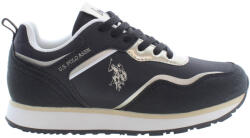 U. S. Polo Assn Us Polo Assn. Gyermek Fekete Sportcipő (nobik010k3nh1_6b950df_neroblk-go_33)