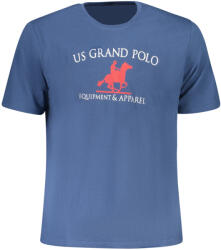 U. S. Grand Us Grand Férfi Rövid Ujjú Póló, Kék (au02645_bl2jeans_s)