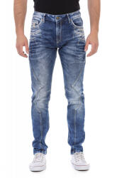 CIPO&BAXX Slim Fit Farmernadrág Cd695 Blue (cd695_blue_36_l32)