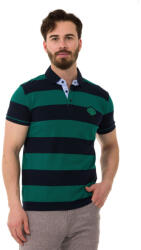 CIPO&BAXX Cipo & Baxx Divatos Férfi Póló Ct741 Navy Blue-green (ct741_navy_blue-green_l)