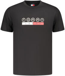Tommy Hilfiger Férfi Rövid Ujjú Póló Fekete (dm0dm23715_nebds_xl)
