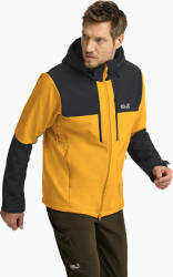 Jack Wolfskin Geacă rezistentă la vânt pentru bărbați Jack Wolfskin Jasper burly yellow jw