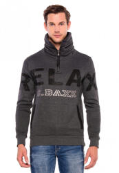 CIPO&BAXX Cipo & Baxx Divatos Férfi Galléros Pulóver Cl385anthracite (cl385anthracite_xxl)