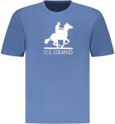 U. S. Grand Us Grand Férfi Rövid Ujjú Póló, Kék (au02646_bl2jeans_2xl)