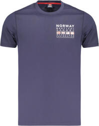 Norway 1963 Norvégia 1963 Férfi Rövid Ujjú Póló, Kék (866025_blnavy_l)