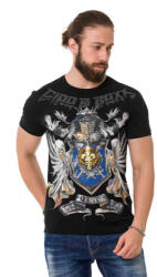CIPO&BAXX Cipo & Baxx Divatos Férfi Póló Ct743 Black (ct743_black_xl)