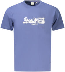 Pepe Jeans Férfi Rövid Ujjú Póló, Kék (pm5010292seasonallogofantasy3_bl576_xl)
