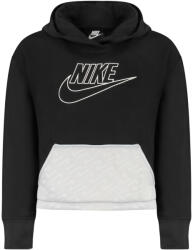 Nike Gyerek Fekete Cipzáros Pulóver (36i265_neblack_6a)