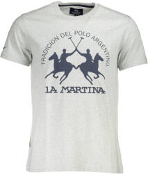 La Martina Rövid Ujjú Férfi Póló Szürke (xmr011js206_243e484_grigio0100_m)