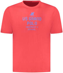 U. S. Grand Us Grand Férfi Rövid Ujjú Piros Póló (au02648_ro8rosso_xl)