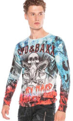 CIPO&BAXX Cipo & Baxx Hosszú Ujjú Férfi Póló Cl399blue (cl399blue_xl)