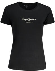 PEPE JEANS Női Rövid Ujjú Póló Fekete (pl505202newvirginia_ne999_l)