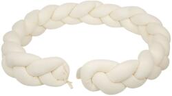 Bimbidreams Protecție împletită pentru pătuț Bimbidreams - Basics, 200 cm, White (8435629203167)