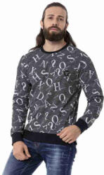 CIPO&BAXX Cipo & Baxx Divatos Férfi Pulóver Cl513 Anthracite (cl513_anthracite_xxl)