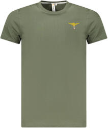 Accademia Militare Katonai Akadémia Férfi Rövid Ujjú Póló, Zöld (s6s6805586_ve058_l)