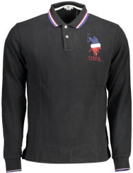 U. S. Polo Assn Us Polo Assn. Férfi Hosszú Ujjú Póló, Fekete (63227-47773_nero_199_2xl)