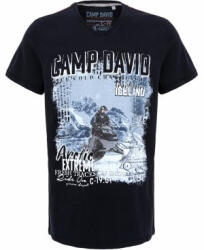 CAMP DAVID Férfi Póló (cg2410-3397-22_deep_see_s)