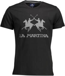 La Martina Férfi Rövid Ujjú Póló Fekete (ccmr05js206_f35ce27_nero09999_xl)