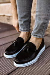 Chekich 002.02 férfi loafer cipő fekete (Chekich_002-02_44)