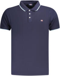 Norway 1963 Norvégia 1963 Férfi Rövid Ujjú Polo Kék (838862_blnavy_m)