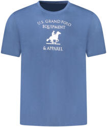 U. S. Grand Us Grand Férfi Rövid Ujjú Póló, Kék (au02649_bl2jeans_m)