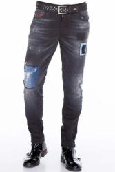 CIPO&BAXX Divatos Férfi Farmer Cd388 (cd388_black_34_l32)